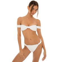 Are You Am I - Zora Terry Bikini Top **white