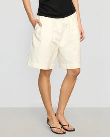 Olivia | Arlo Cotton Bermuda Short in Size Small