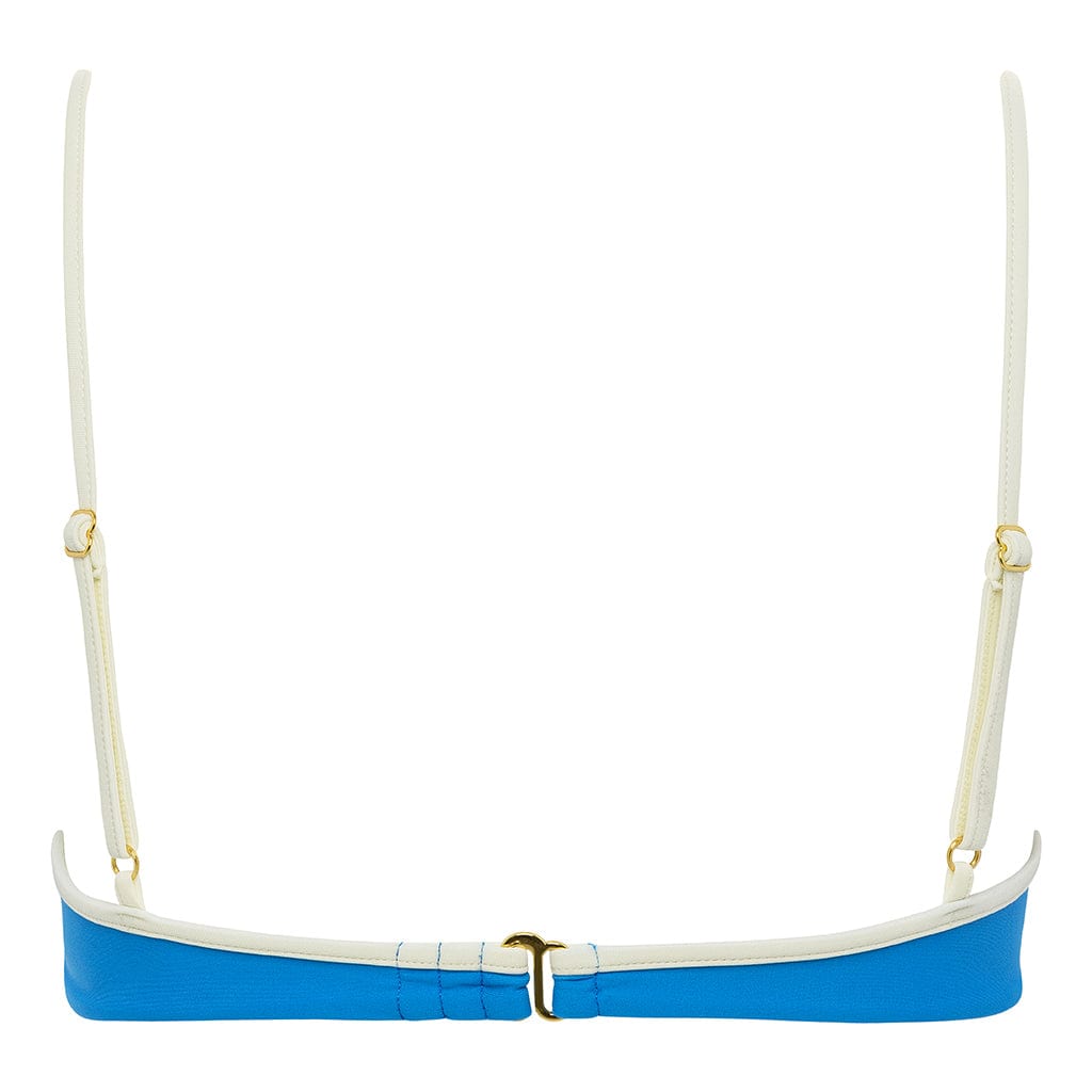 Women | Binded Dainty Bikini Top | Asul Cream Binded