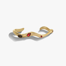 Awe Inspired  Bracelets Molten Scattered Gemstone Cuff Bracelet
