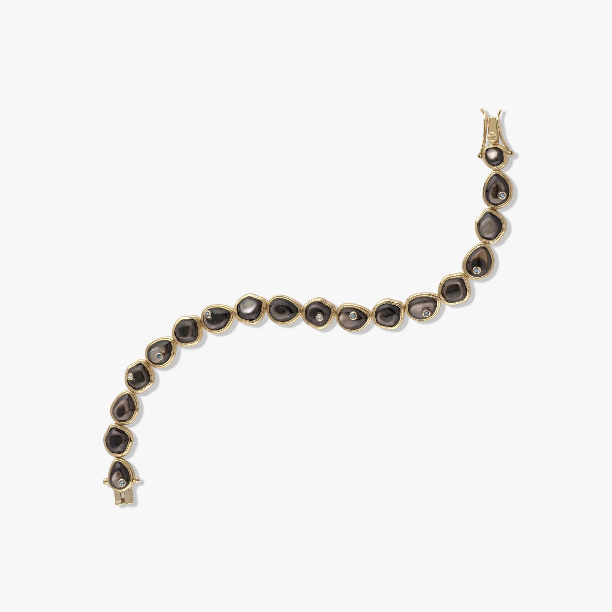Awe Inspired Bracelets Organic Pearl Gemstone Tennis Bracelet