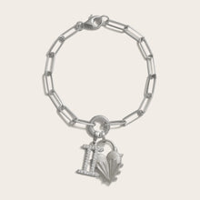Spiked Heart Zodiac Charm Bracelet | Sterling Silver | Multi
