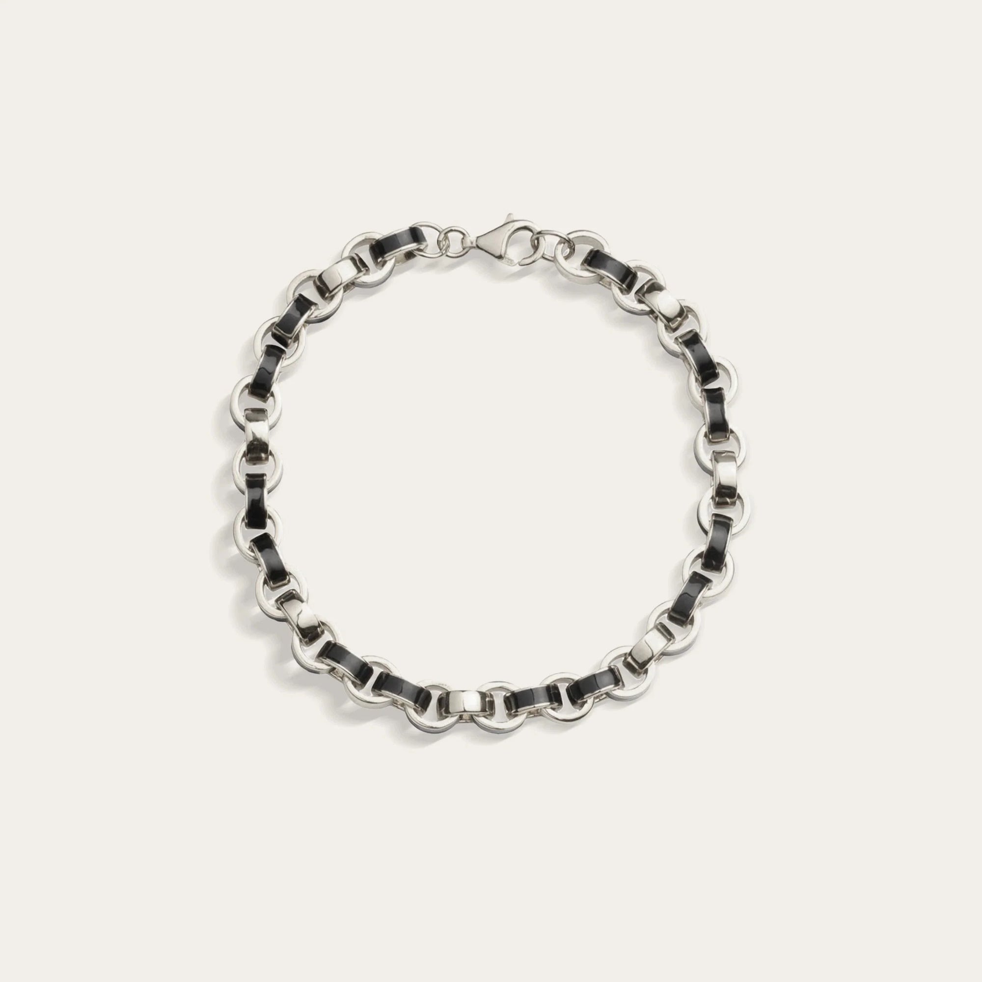Chunky Enamel Bracelet | Sterling Silver | Multi