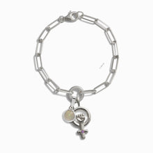 Woman Power Charm Bracelet | Sterling Silver