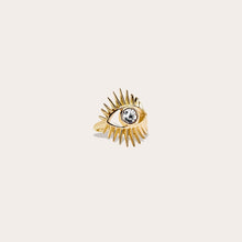 Evil Eye Ear Cuff | 14K Yellow Gold Vermeil