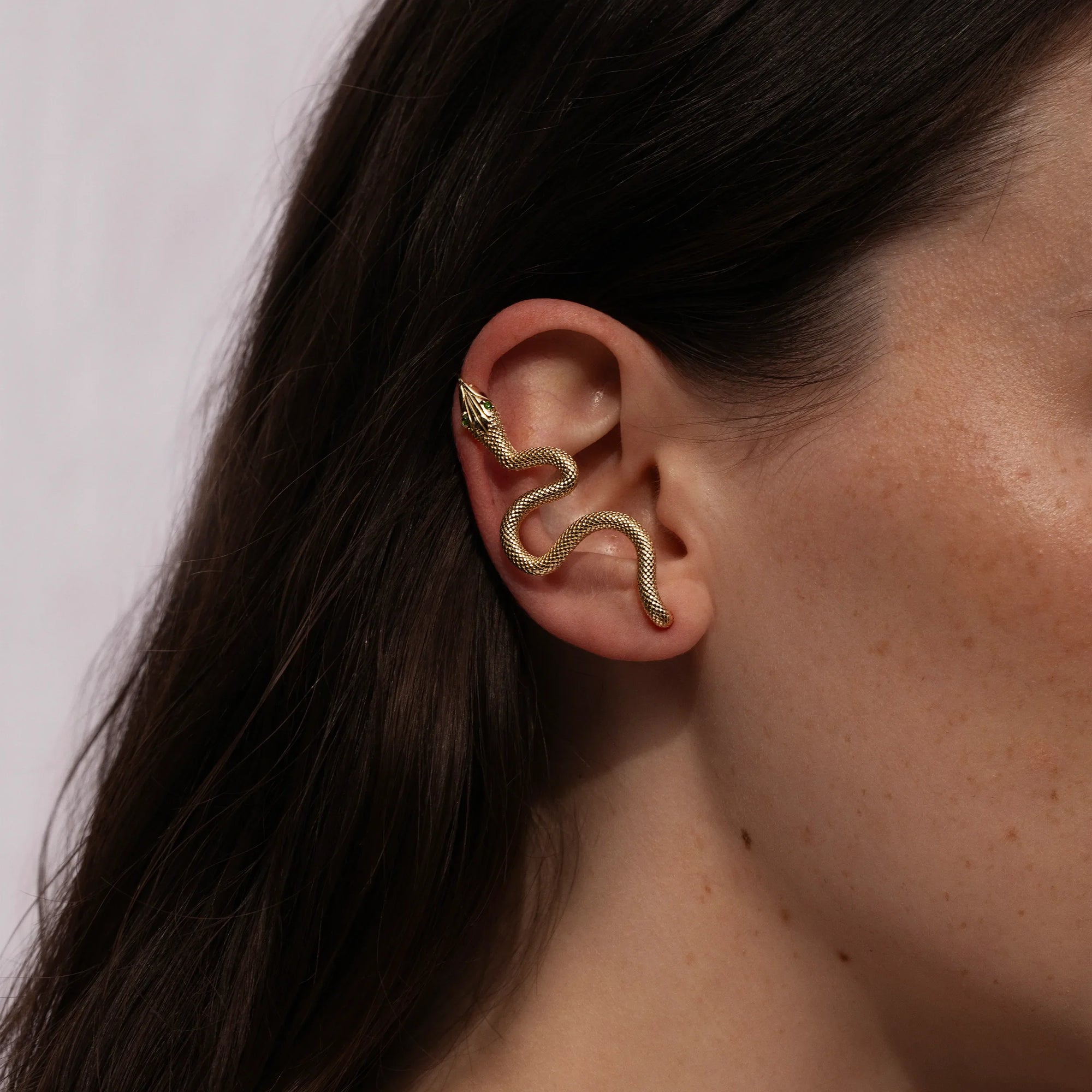 Snake Ear Pin | 14K Gold Vermeil and 925 Sterling Silver