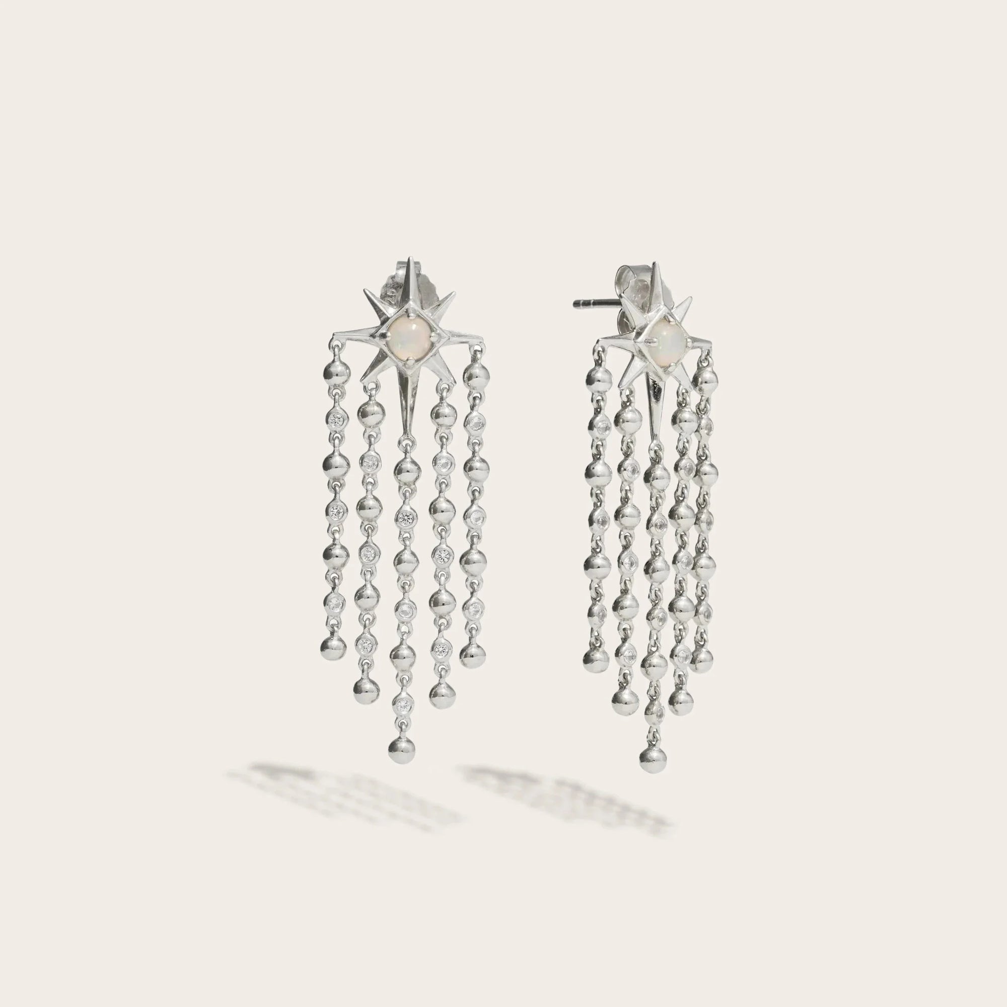 Falling Star Earrings | Sterling Silver