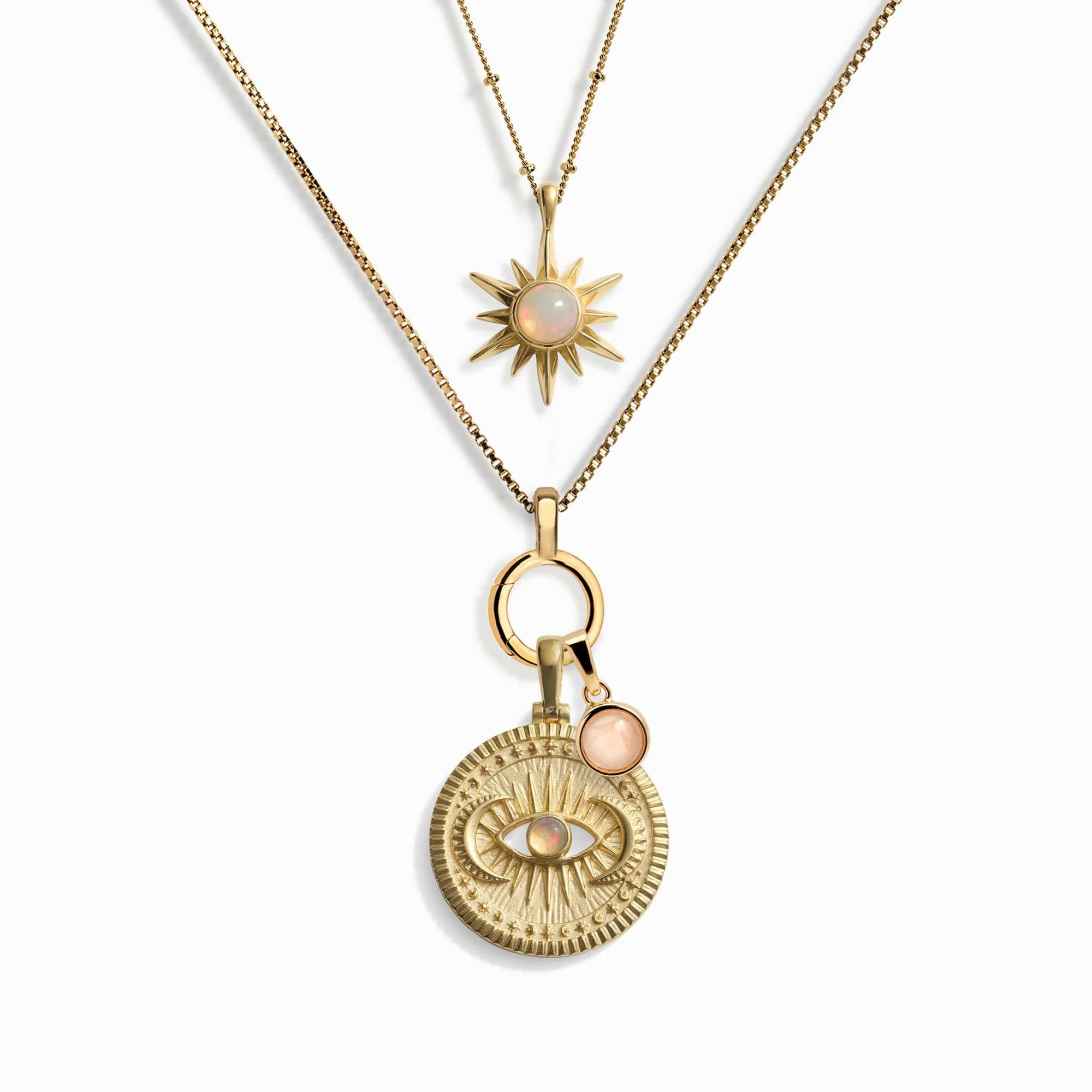 Eye On the Sky Necklace Set | 14K Yellow Gold Vermeil