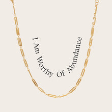 Affirmation Necklace | 14K Yellow Gold Vermeil
