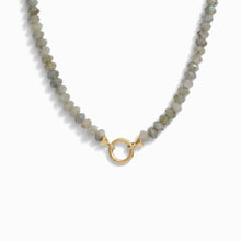 Gemstone Bead Charm Collector | 14K Yellow Gold Vermeil | Multi