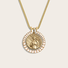 Pearl Aphrodite Halo Set | 14K Yellow Gold Vermeil