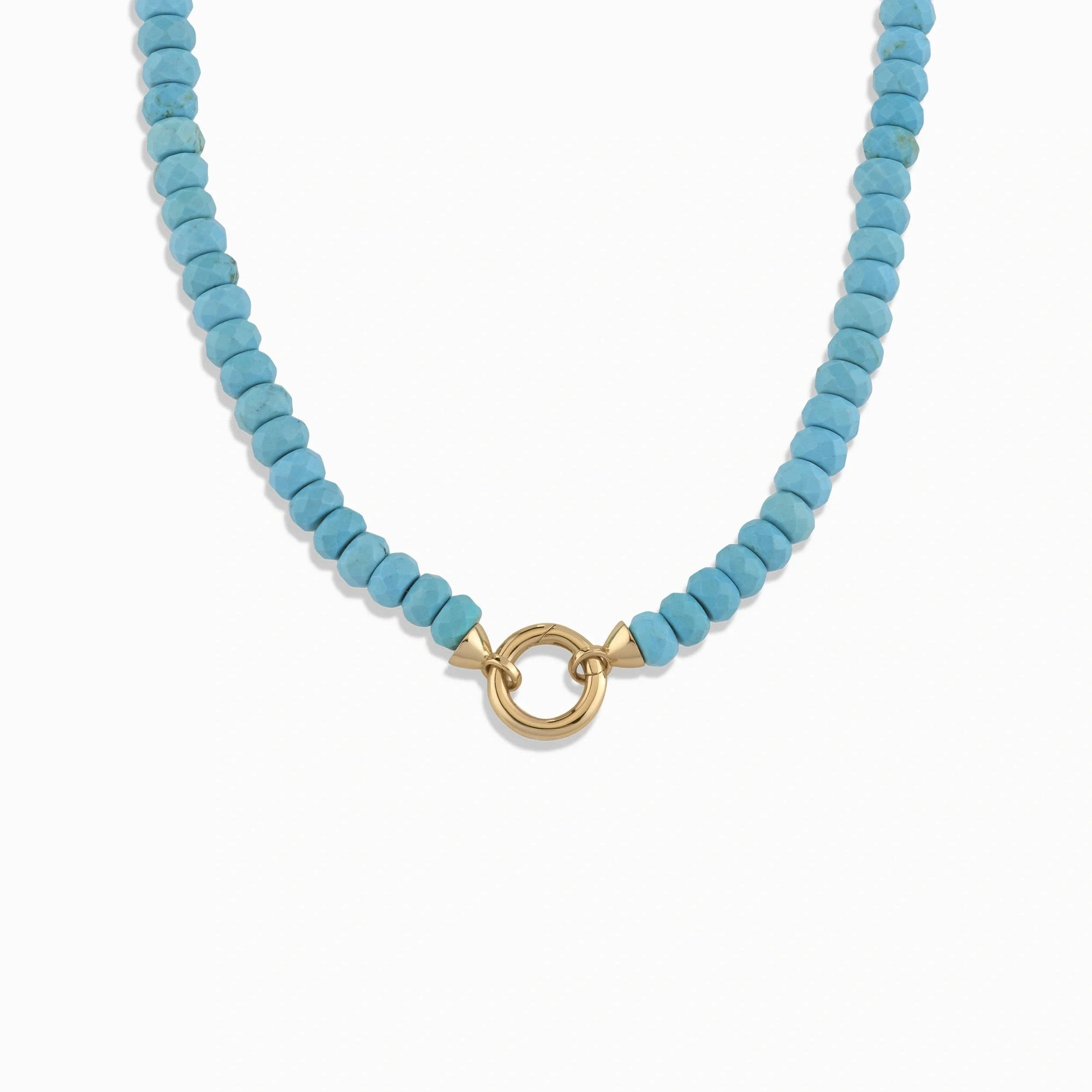 Gemstone Bead Charm Collector | 14K Yellow Gold Vermeil | Multi