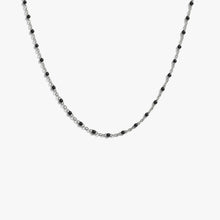Awe Inspired Necklaces 925 Sterling Silver / Black / 18