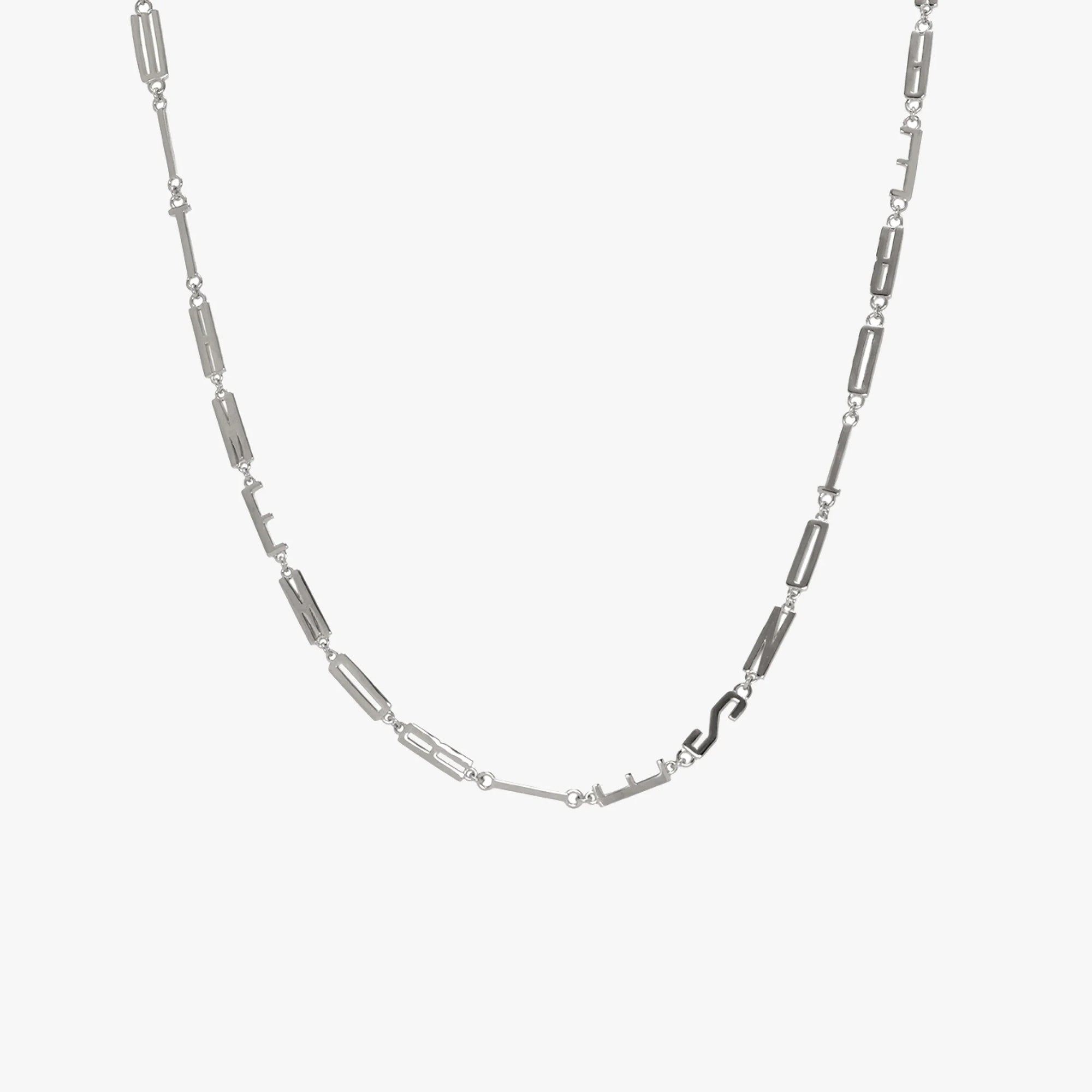 Awe Inspired Necklaces 925 Sterling Silver / I Am Worthy of Abundance Affirmation Necklace