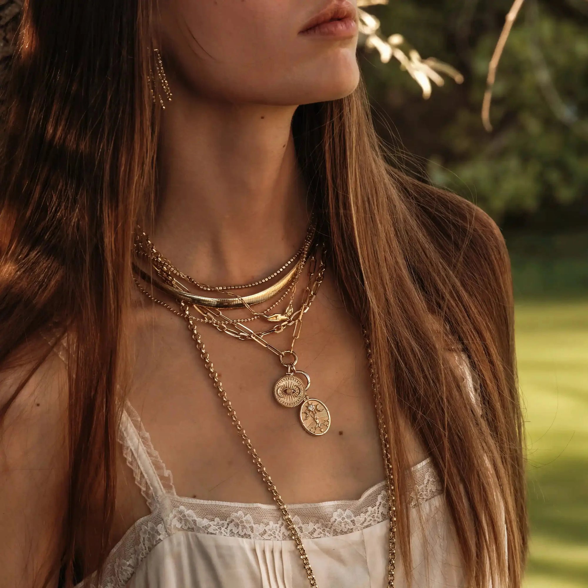 Long Rolo Chain | Sterling Silver