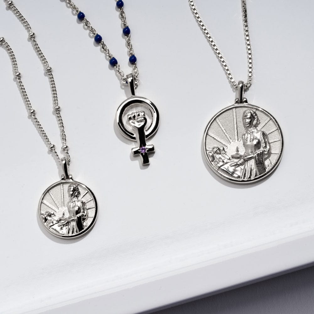 Florence Nightingale Necklace | Sterling Silver