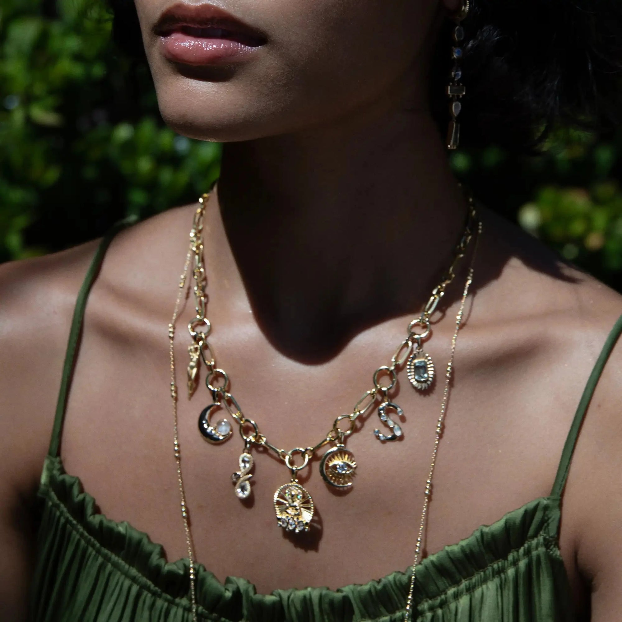 Lady Buddha Necklace | 14K Yellow Gold Vermeil