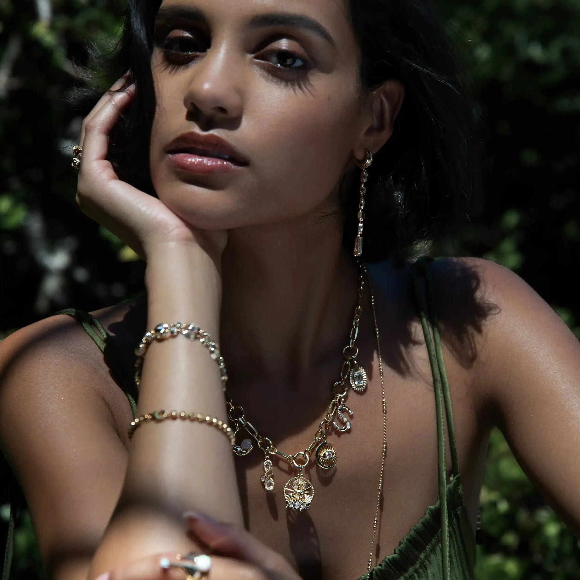 Lady Buddha Necklace | 14K Yellow Gold Vermeil