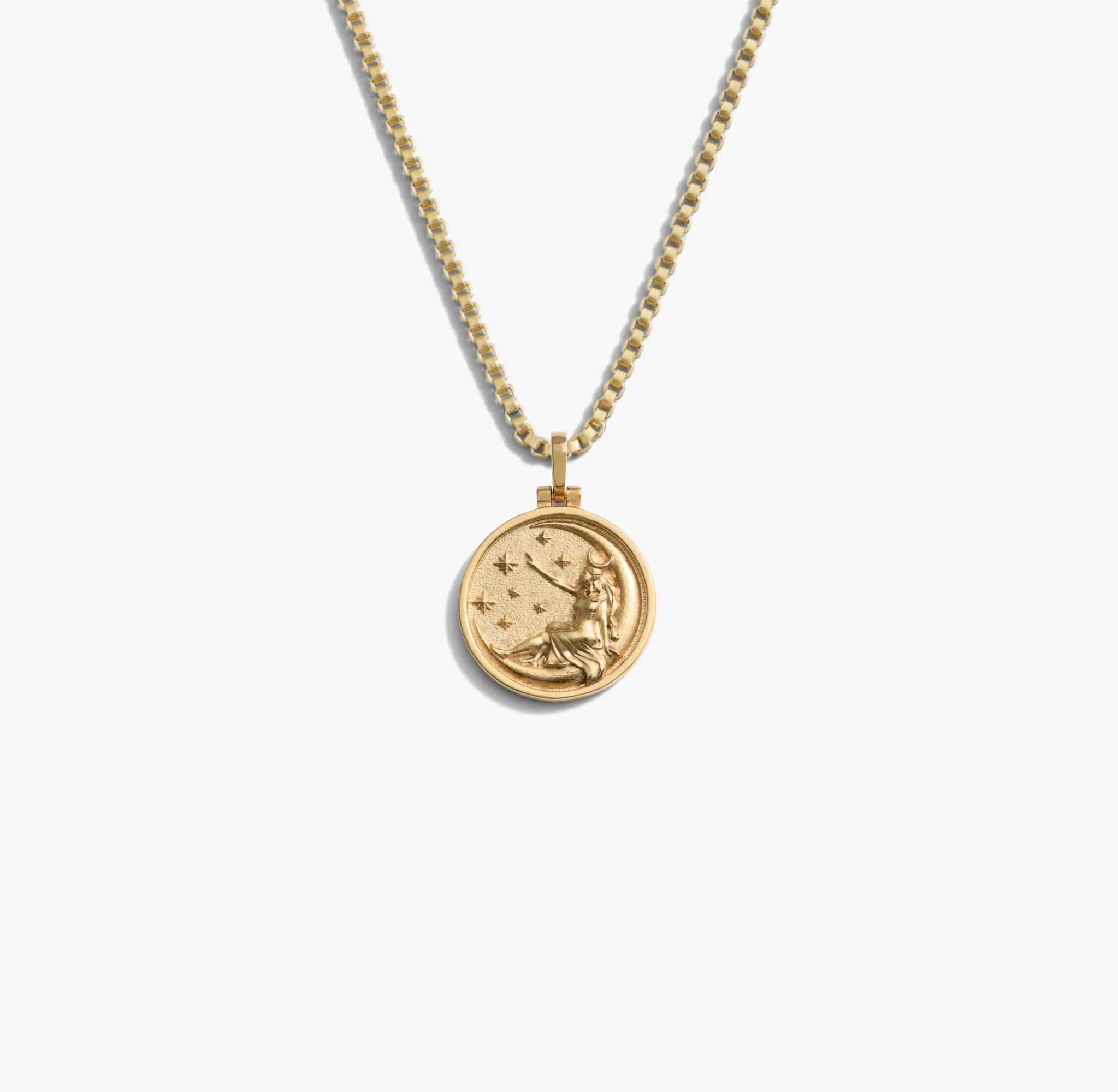 Awe Inspired Necklaces Mini Goddess Coin Necklace