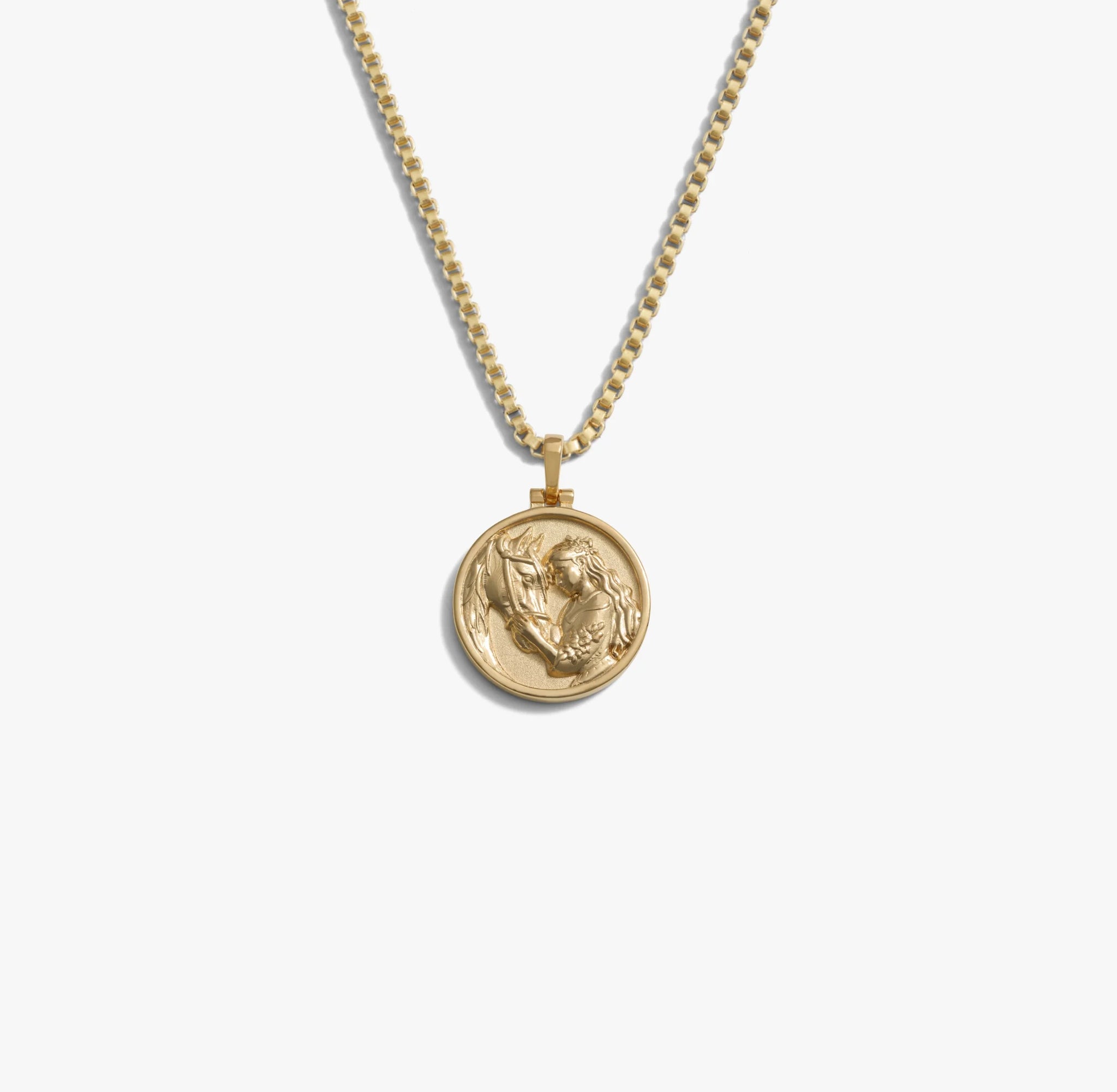 Awe Inspired Necklaces Mini Goddess Coin Necklace