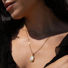 Awe Inspired Necklaces Organic Mother of Pearl Necklace
