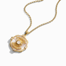Prosperity Affirmation Coin Necklace | 14K Yellow Gold Vermeil