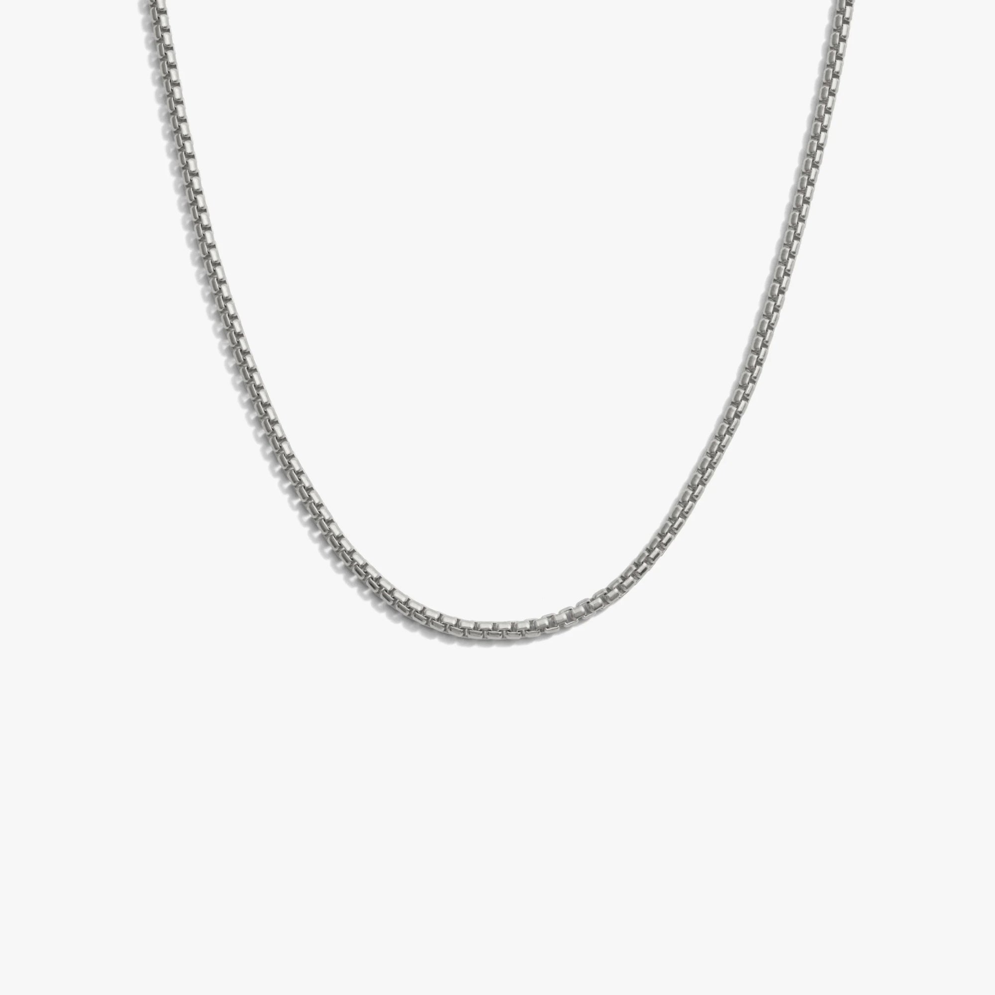 Awe Inspired Necklaces Sterling Silver / 18" 2.4mm Rounded Box Chain