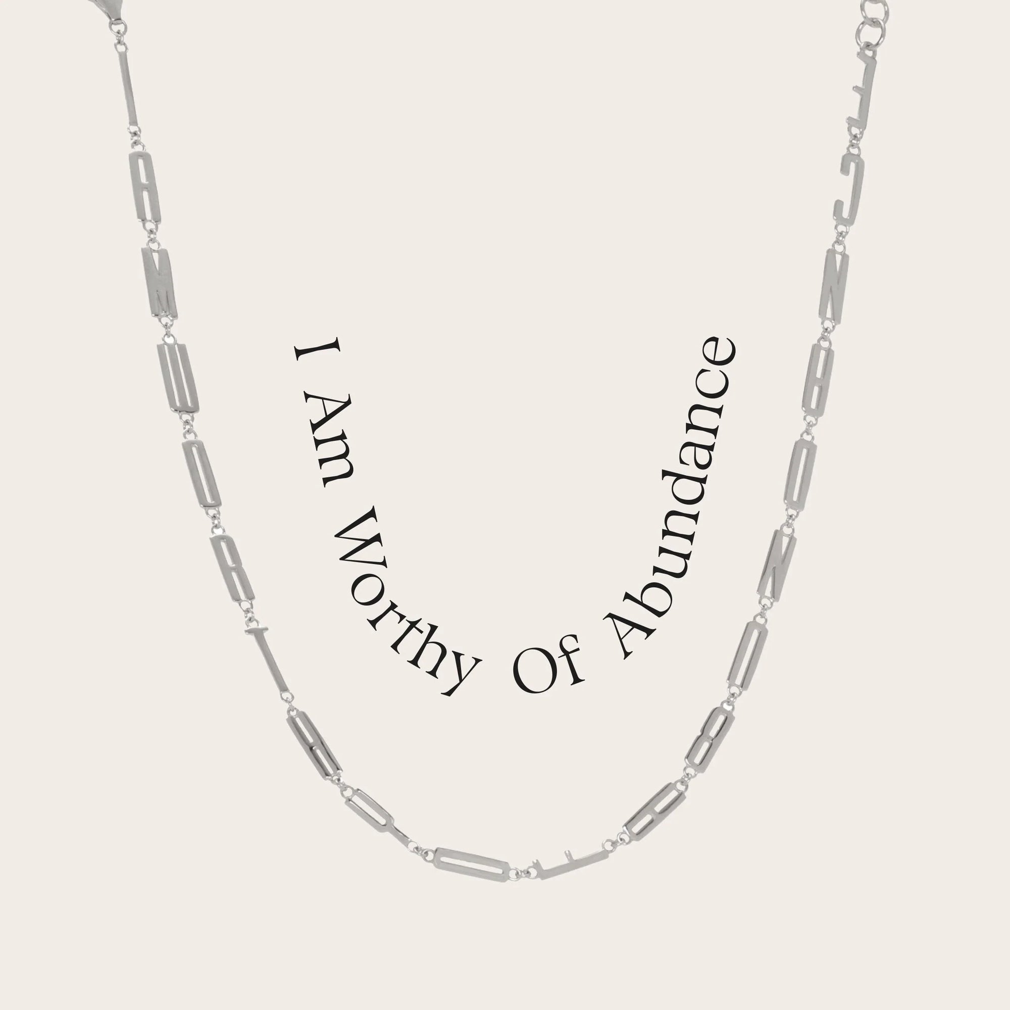 Affirmation Necklace | Sterling Silver