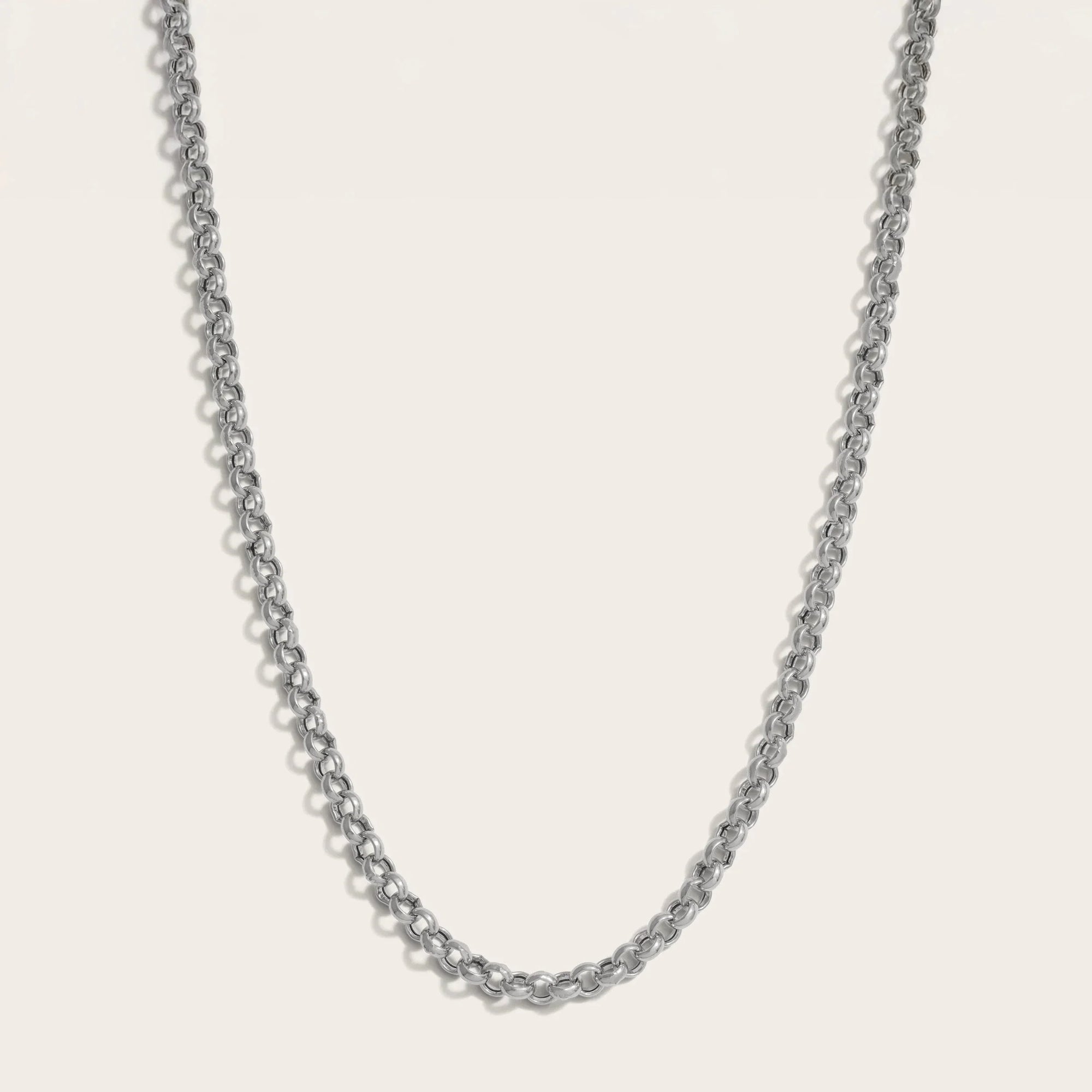 Long Rolo Chain | Sterling Silver