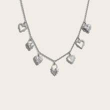 Mini Radiant Heart Charm Necklace | Sterling Silver