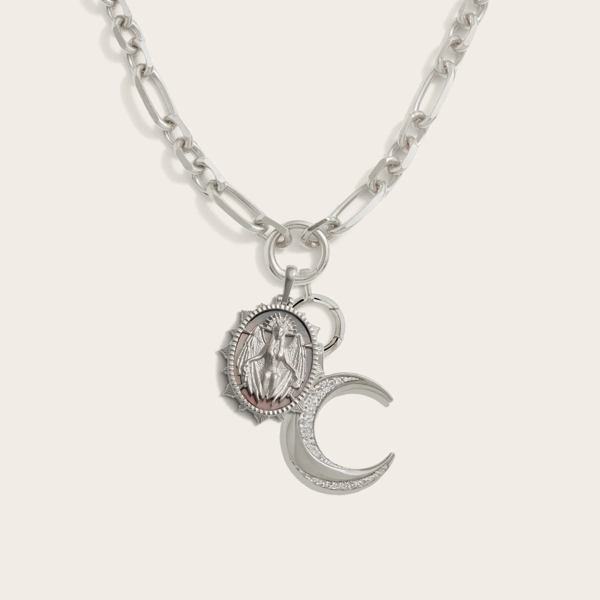 Shadow Worker Necklace Set | Sterling Silver