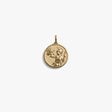 Awe Inspired Pendants 14K Yellow Gold Vermeil / Athena Goddess Coin Pendant