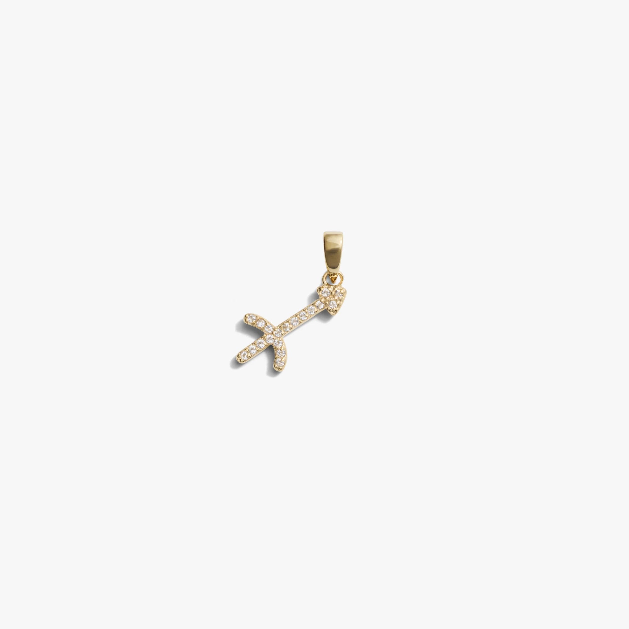 Awe Inspired Pendants 14K Yellow Gold Vermeil / Sagittarius / Mini Zodiac Gemstone Amulet