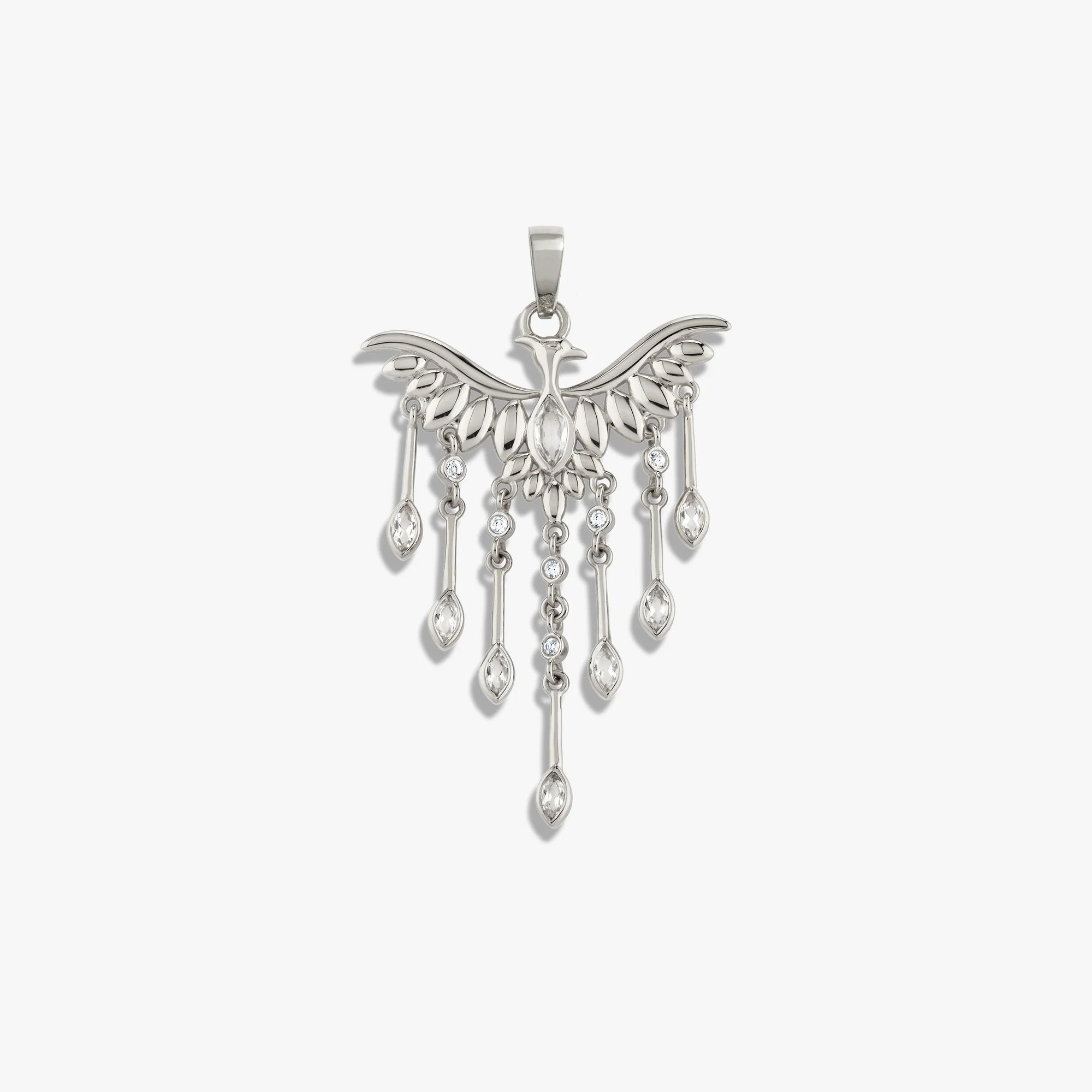 Awe Inspired Pendants 925 Sterling Silver Chandelier Phoenix Pendant