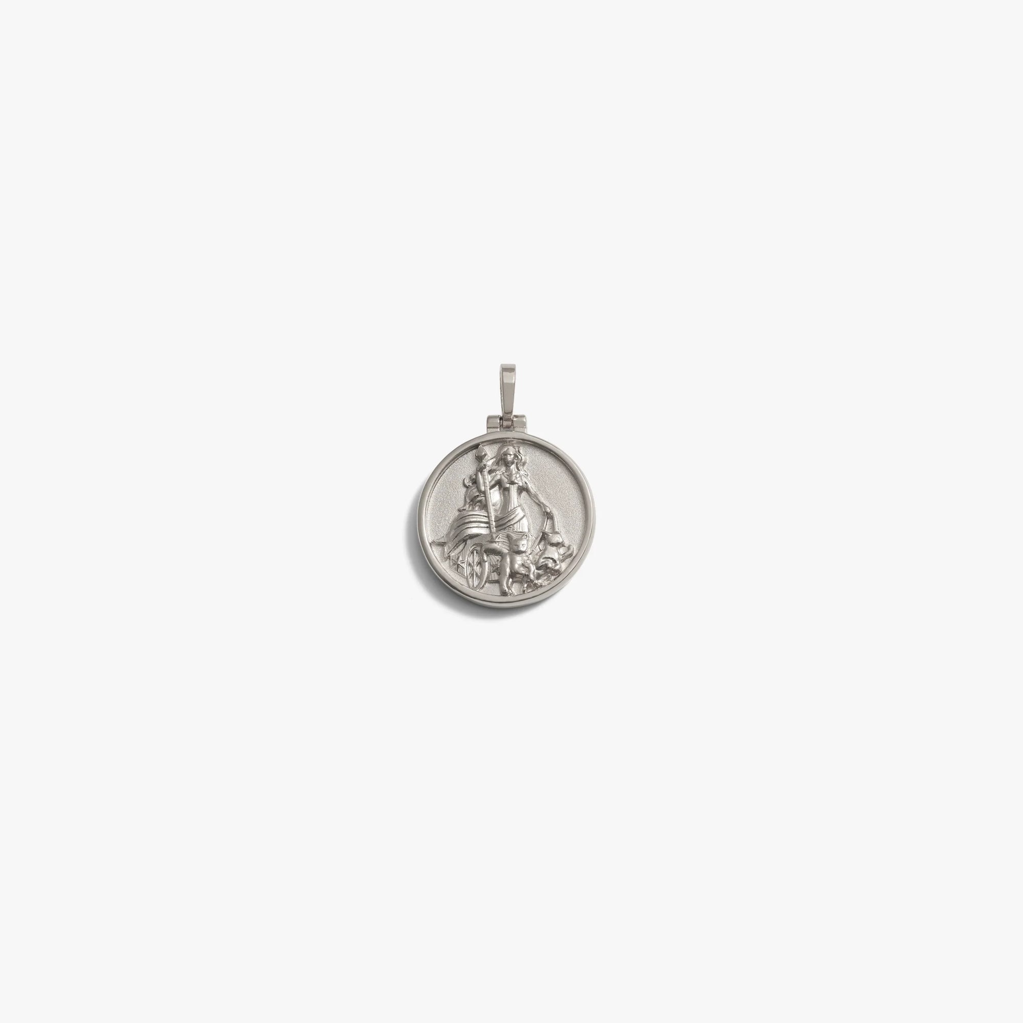 Awe Inspired Pendants 925 Sterling Silver / Freya Mini Goddess Coin Pendant