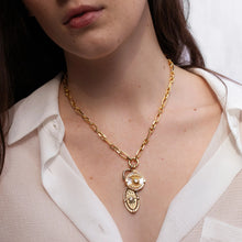 Prosperity Affirmation Coin Necklace | Sterling Silver