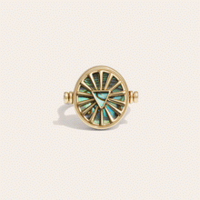 Pisces & Water Flip Ring | 14K Yellow Gold Vermeil