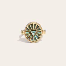 Scorpio & Water Flip Ring | 14K Yellow Gold Vermeil