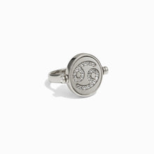 Cancer & Water Flip Ring | Sterling Silver
