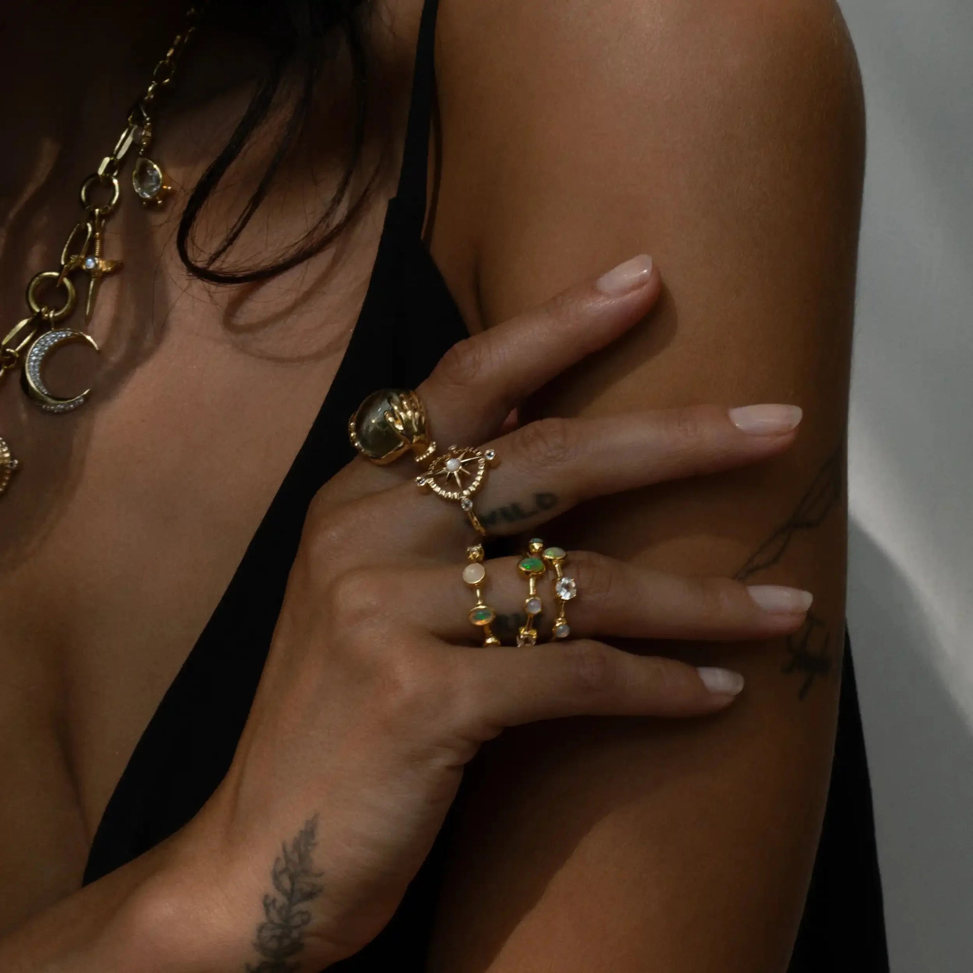 Compass Rose Ring | 14K Yellow Gold Vermeil