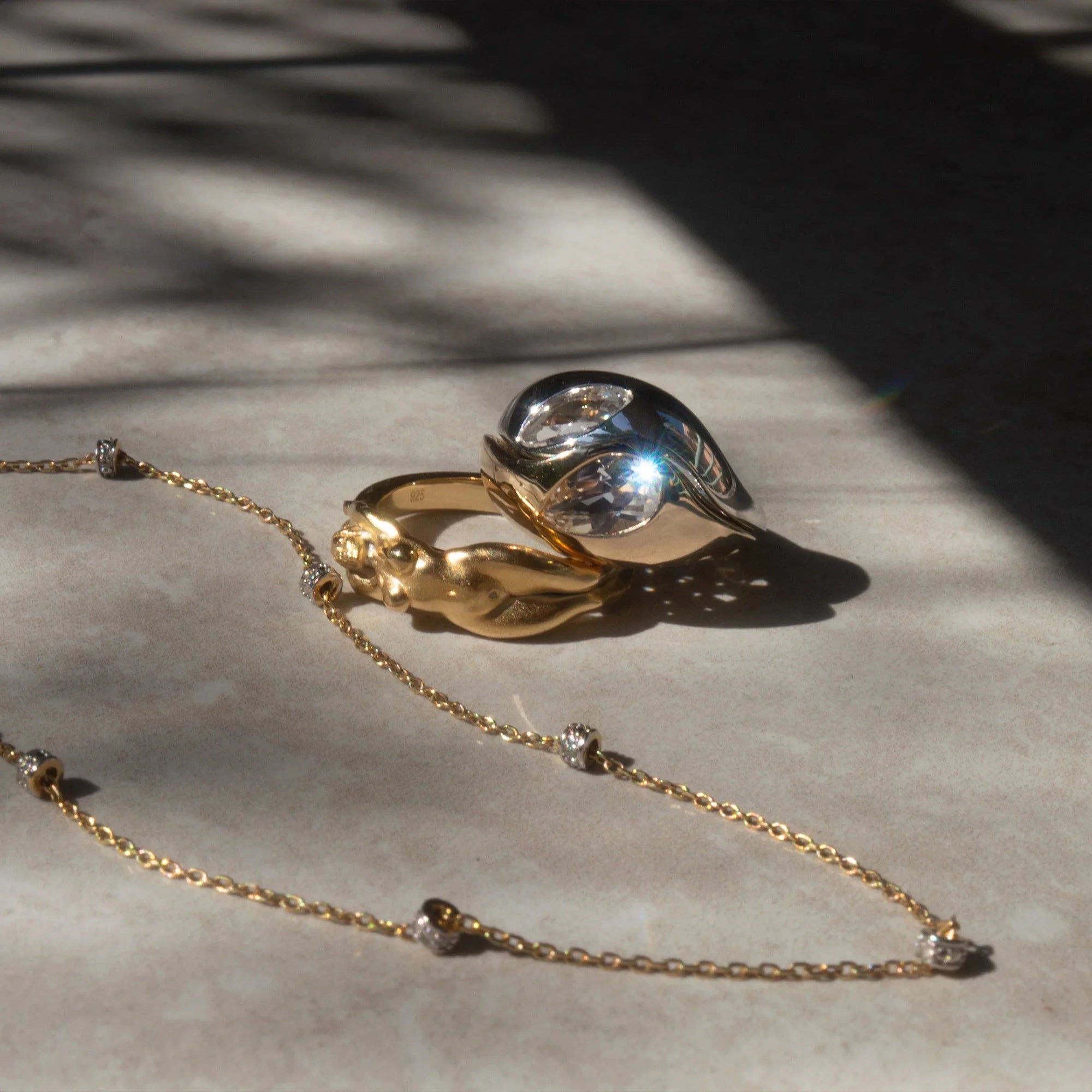 Divine Feminine Ring | 14K Yellow Gold Vermeil