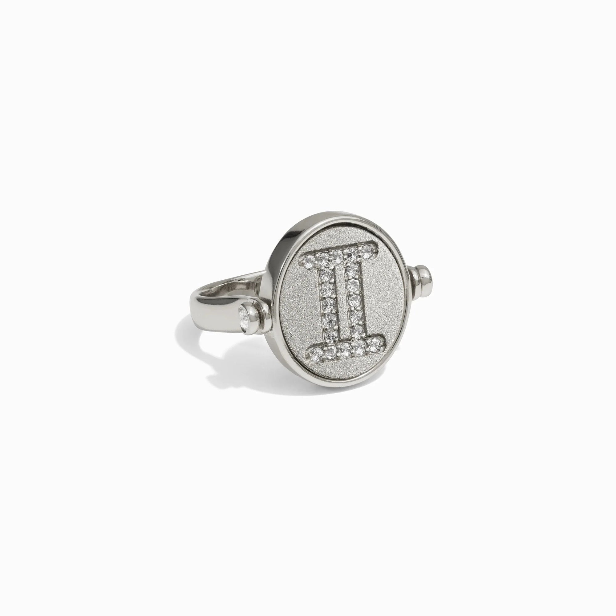 Gemini & Air Flip Ring | Sterling Silver