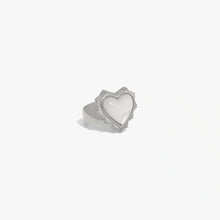 Awe Inspired  Rings Mother of Pearl Radiant Heart Ring