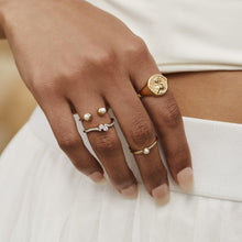 Pearl Ring | 14K Yellow Gold Vermeil
