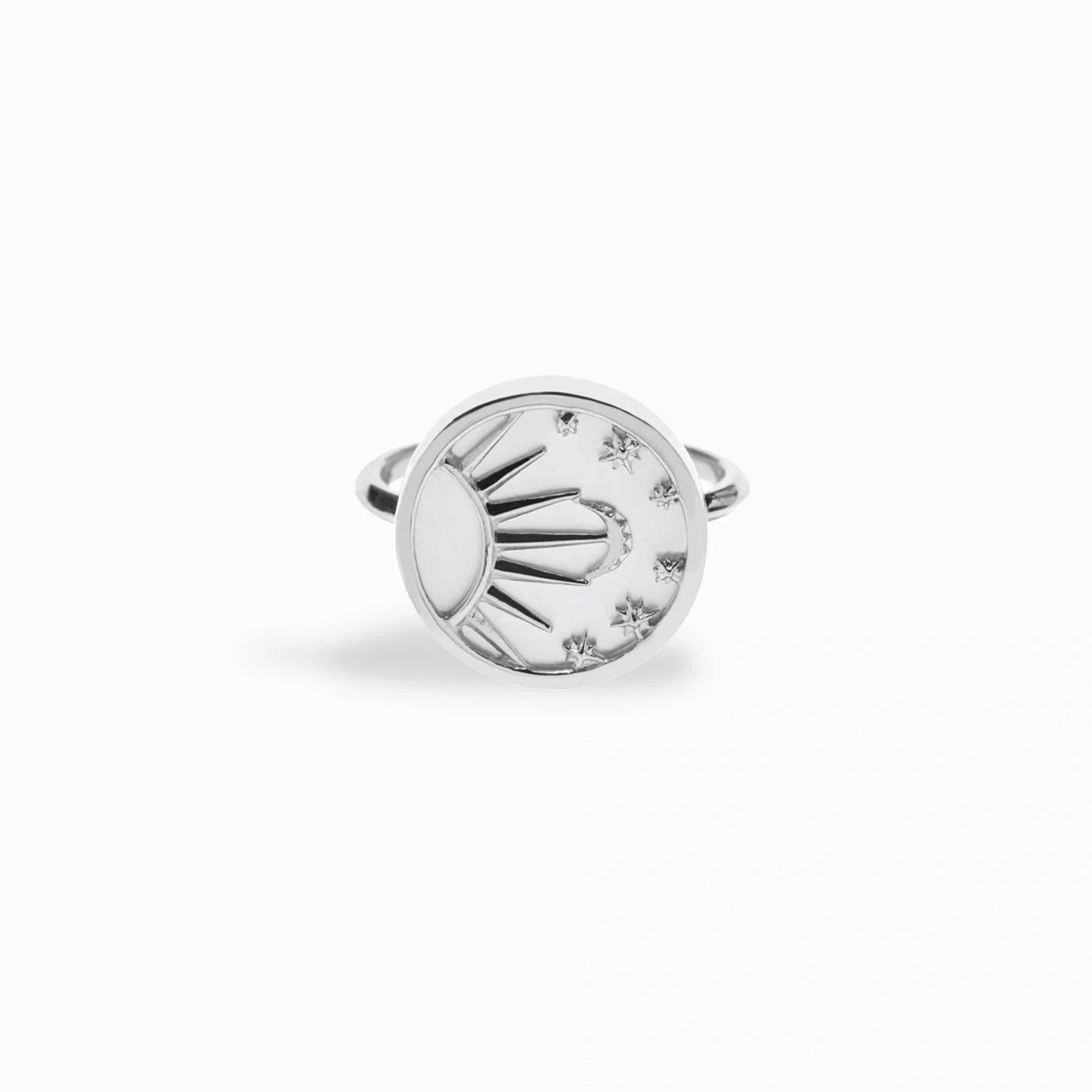Awe Inspired  Rings Celestial Mother of Pearl Ring