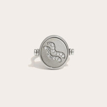 Aquarius & Air Flip Ring | Sterling Silver