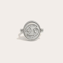 Cancer & Water Flip Ring | Sterling Silver