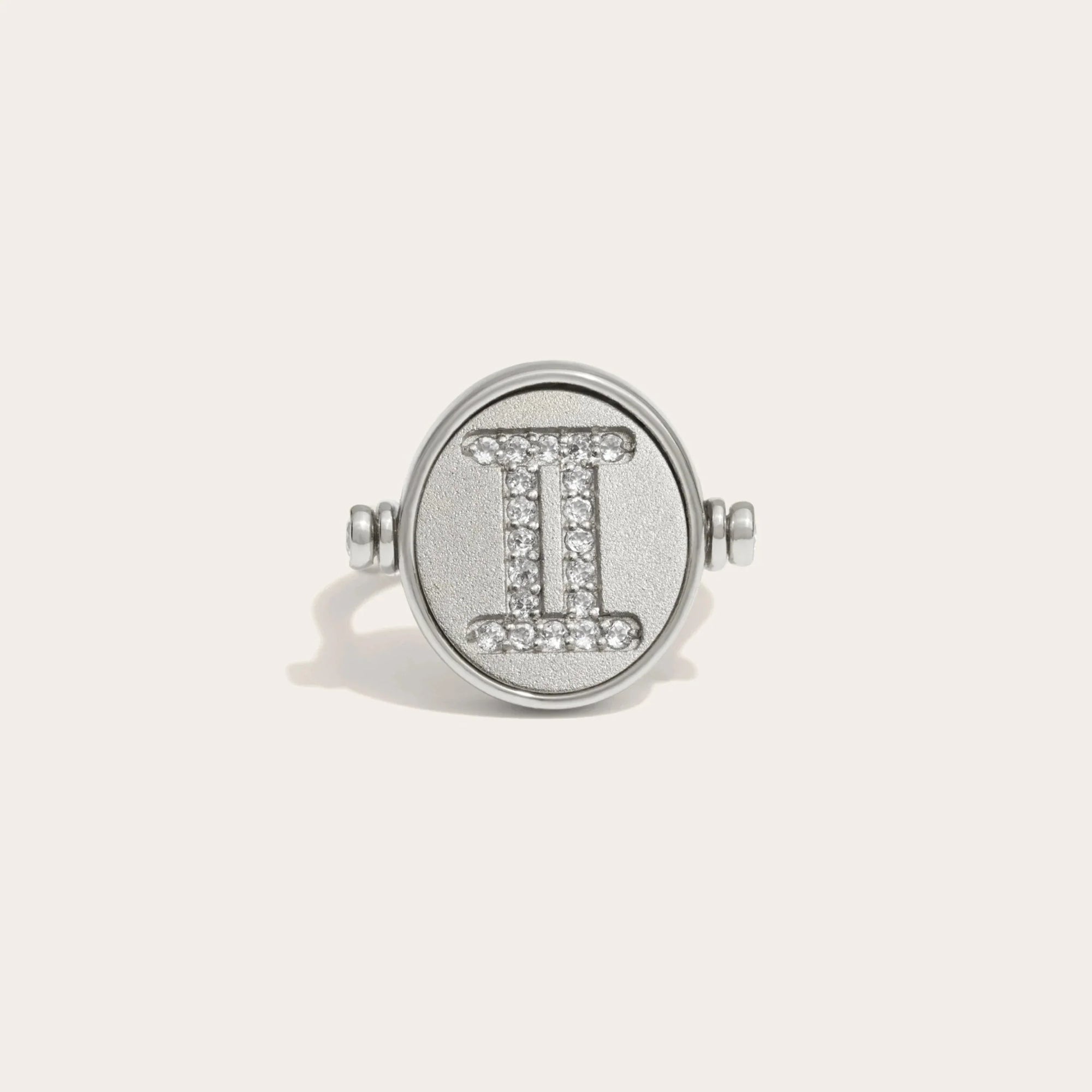 Gemini & Air Flip Ring | Sterling Silver