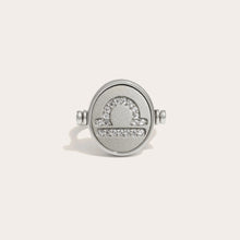 Libra & Air Flip Ring | Sterling Silver