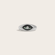 Third Eye Black Mother of Pearl Ring | Sterling Silver